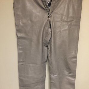 Men Regular Contemporary OG leather pants Sz34 H&M